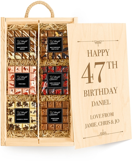Birthday Personalised Variety Chocolate Tasting Experience - Gourmet Bars